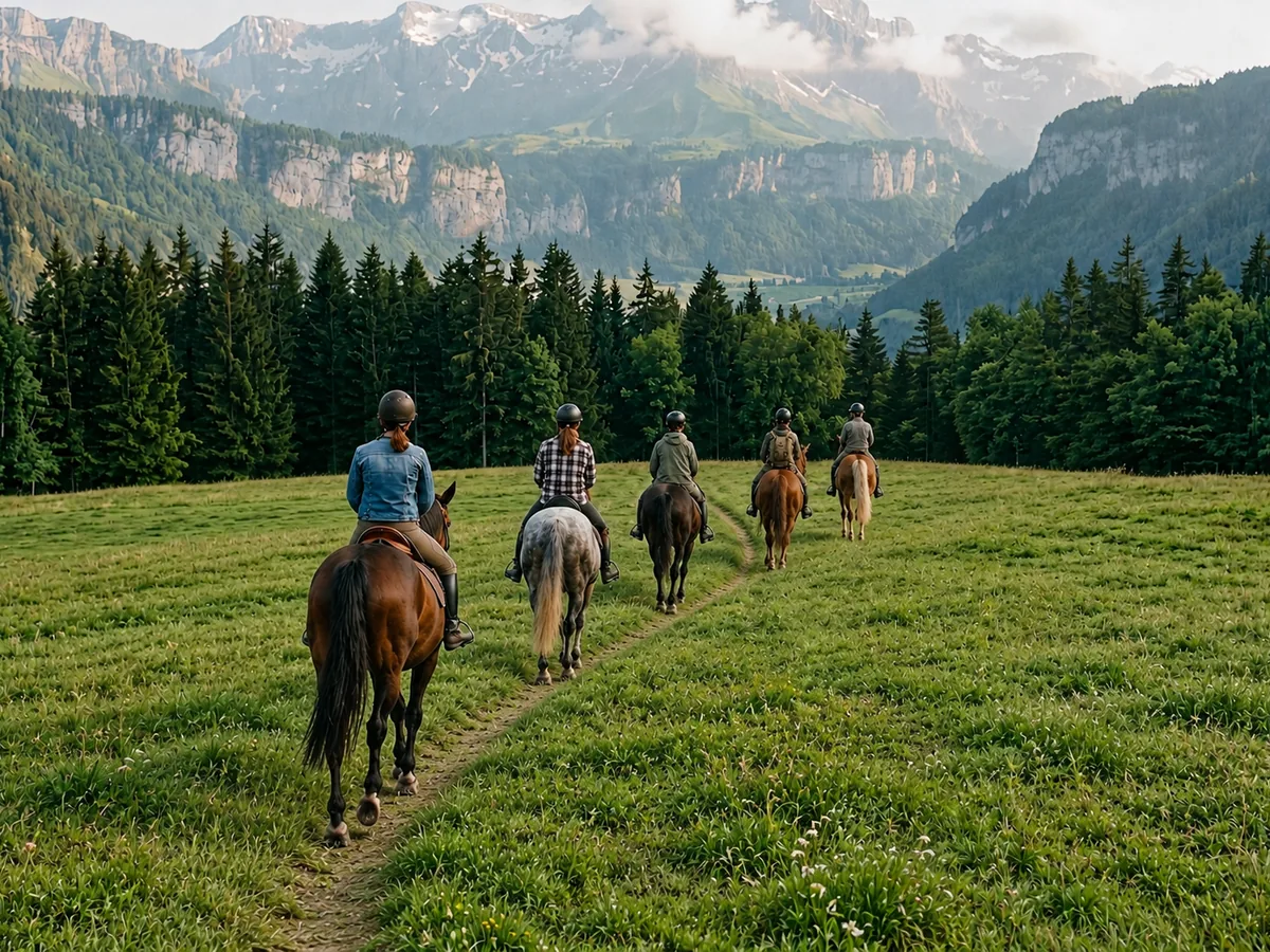 Balade à cheval en Savoie, autour de Saint-Genix-les-Villages