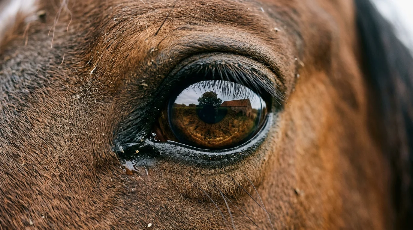 Un regard de cheval, Écurie de Grésin, Saint-Genix-les-Villages